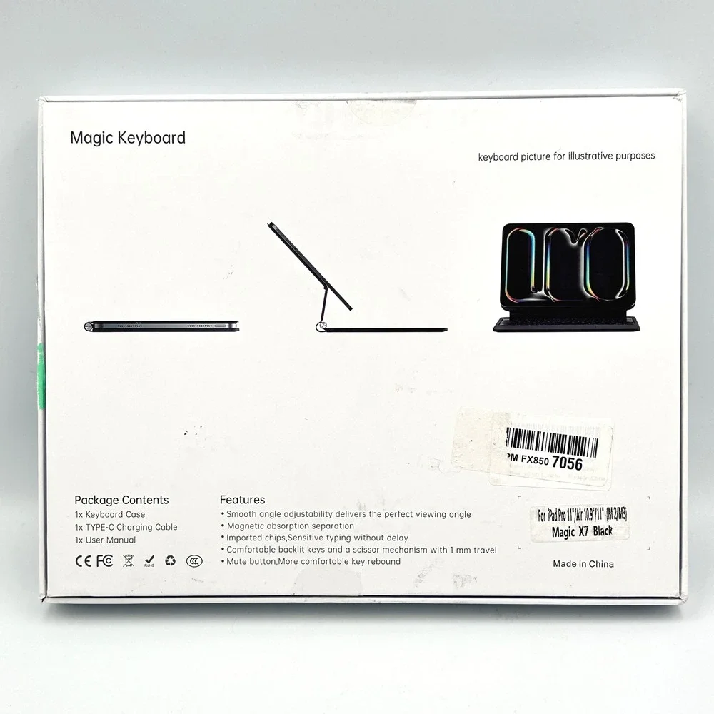 InUnion Magic Keyboard Case X7 for iPad Pro 11 & iPad Air 10.9 Black New